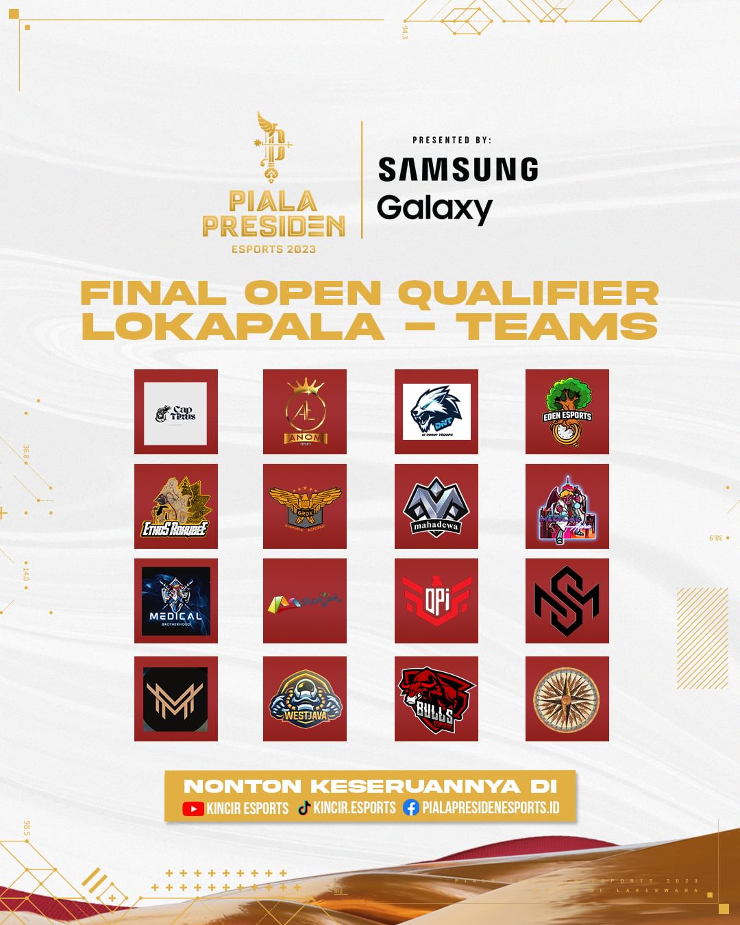 (Piala Presiden Esports 2023) Babak Open Qualifier Lokapala Siap Dimulai, Saksikan Pertandingan ...