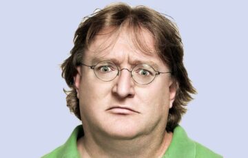 Gabe Newell Presiden Dota 2.