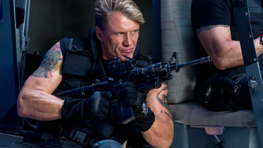 Dolph Lundgren adalah bintang yang bermain dalam film Expand4bles