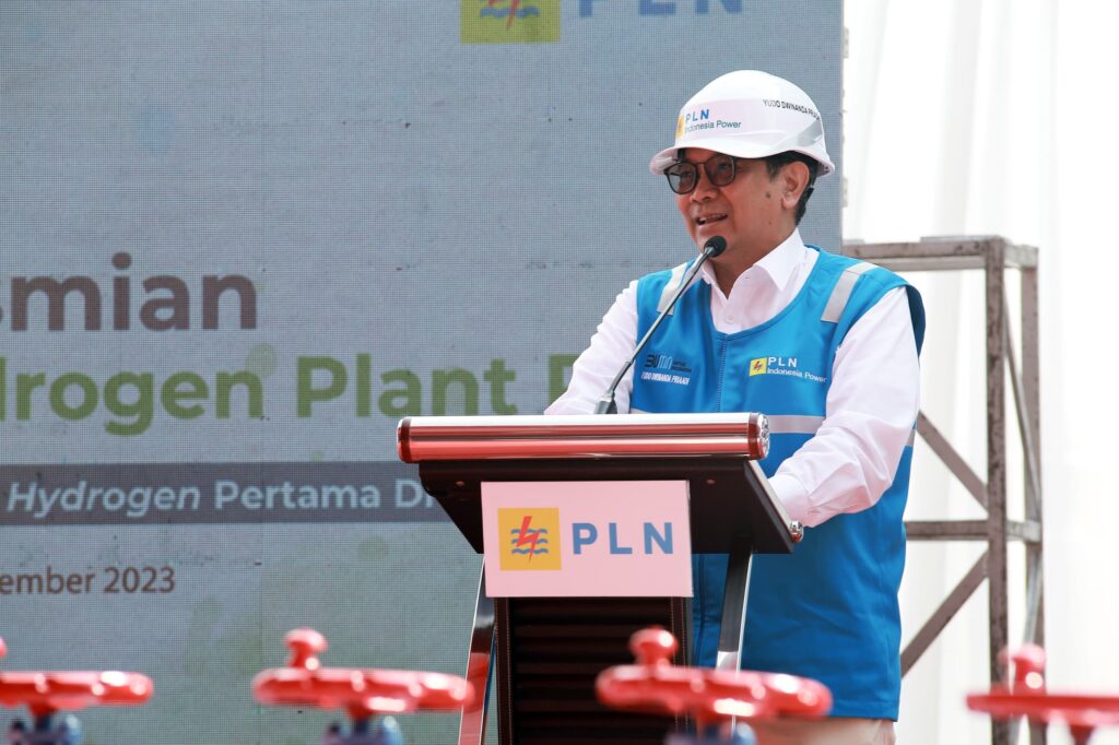 Peresmian Green Hydrogen Plant PLN