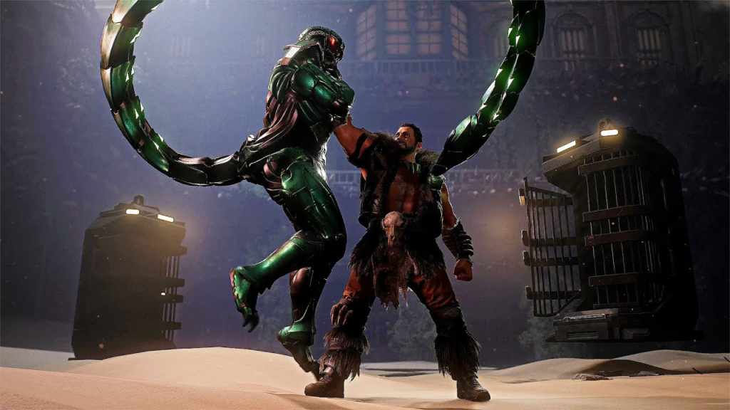 Scorpion vs Kraven di Marvel's Spider-Man 2