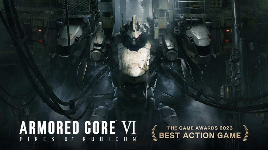 Armored Core VI menjaid pemenang Best Action Game di The Game Awards 2023.