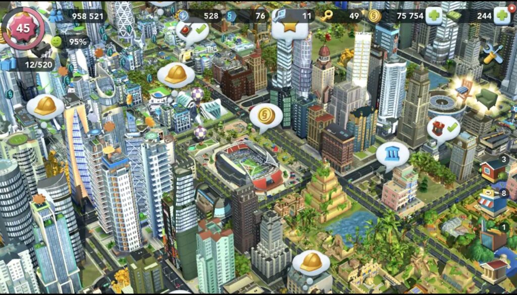 SimCity Buildit - game android untuk meningkatkan kreativitas