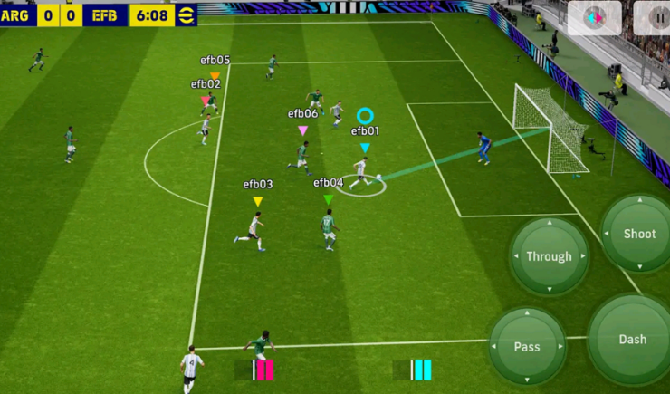 Game sepak bola mirip FIFA Mobile