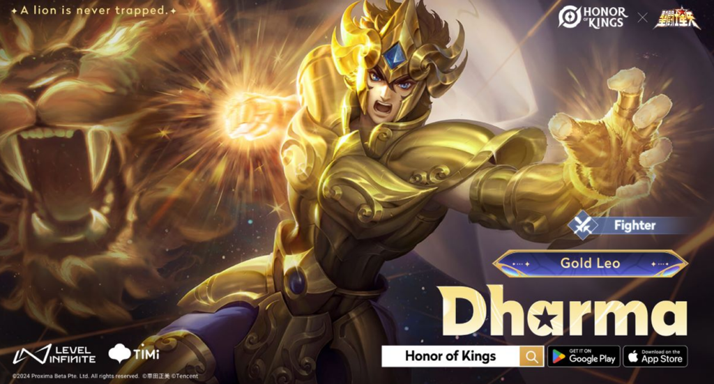 Skin Saint Seiya HOK Dharma