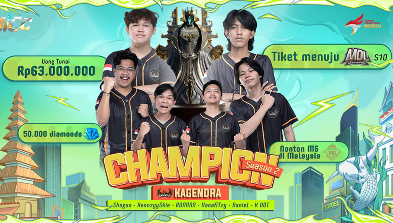 Juara MICC Season 2, KAGENDRA Berhasil Dapatkan Slot Menuju MDL ID Season 10!