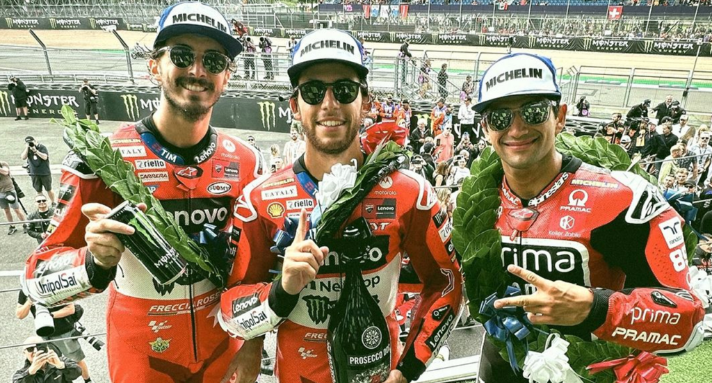 MotoGP Inggris 2024 Podium