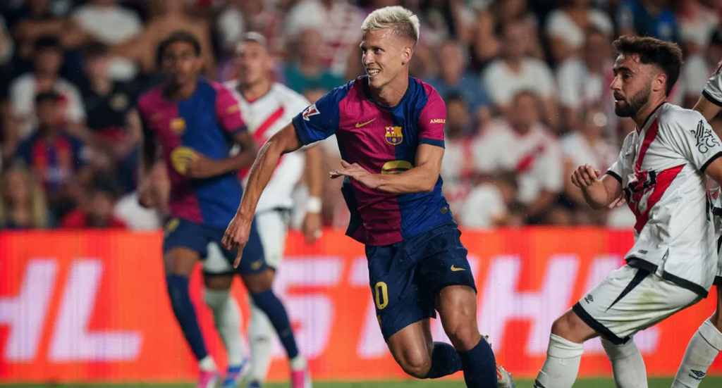 Rayo Vallecano vs Barcelona Dani Olmo