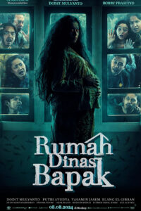 poster film horor rumah dinas bapak 2024